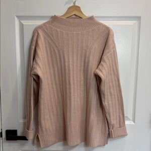 lululemon athletica Blush Ribbed Turtleneck Sweater